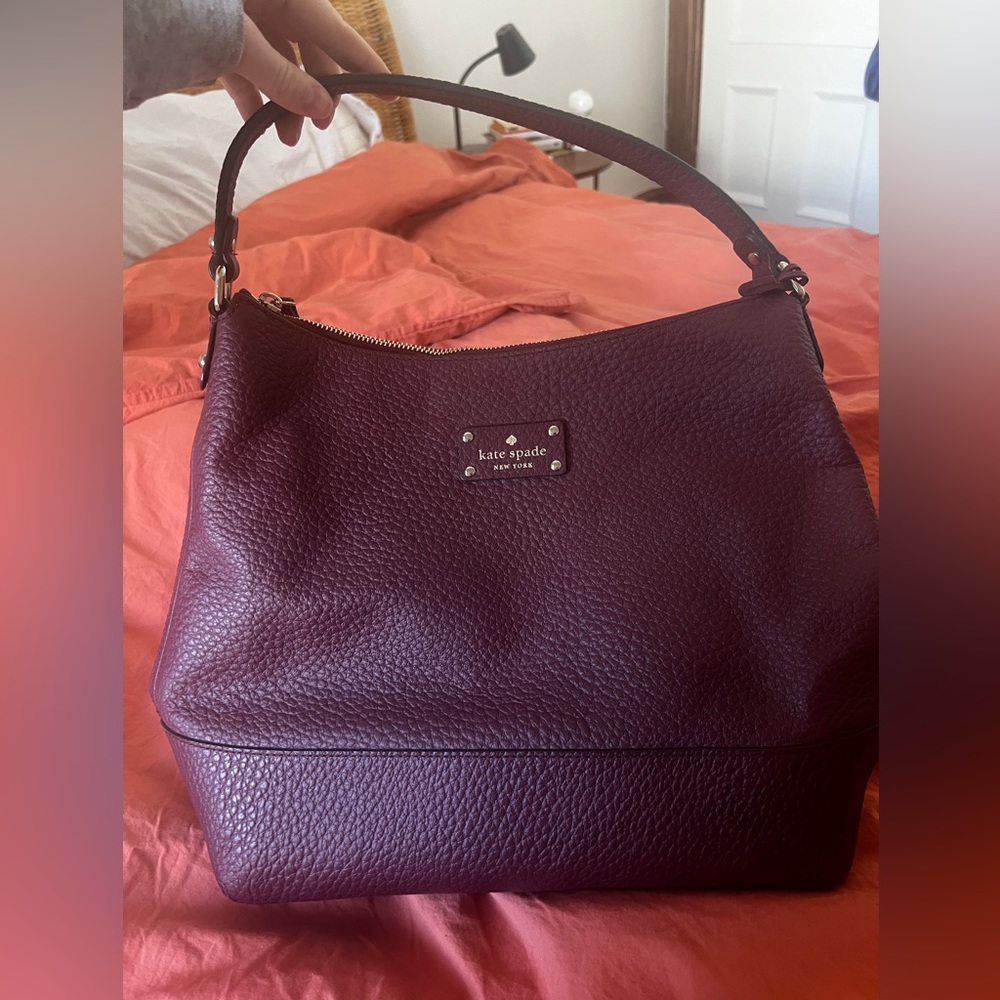 Deep Purple Kate Spade Hobo Bag